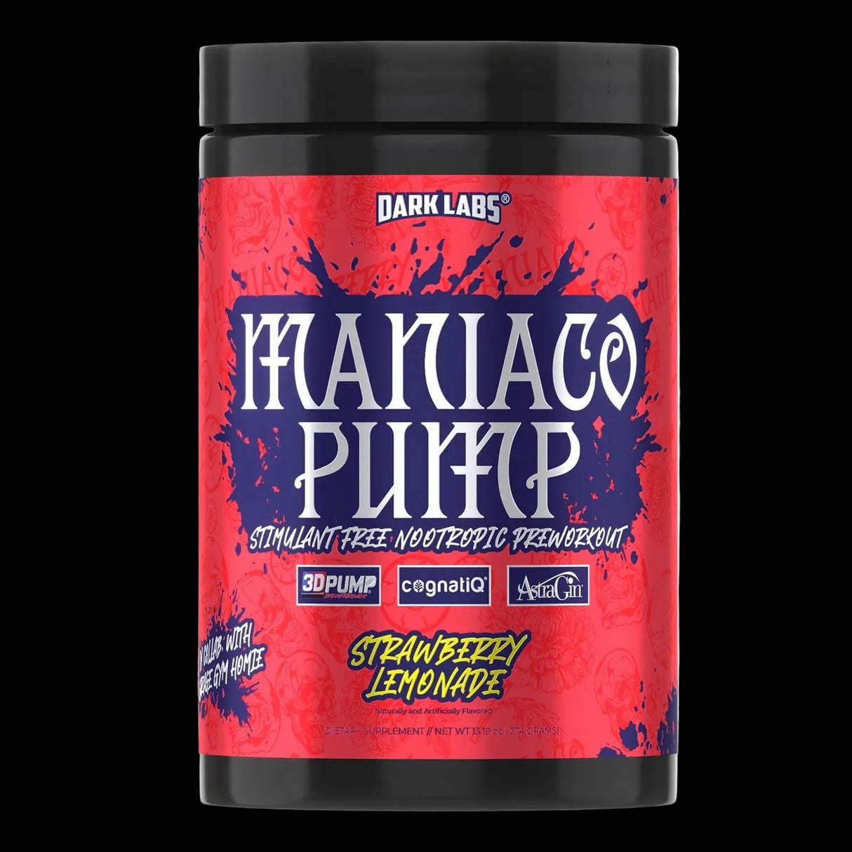 DARK LABS MANIACO PUMP PREWORKOUT– 375g
