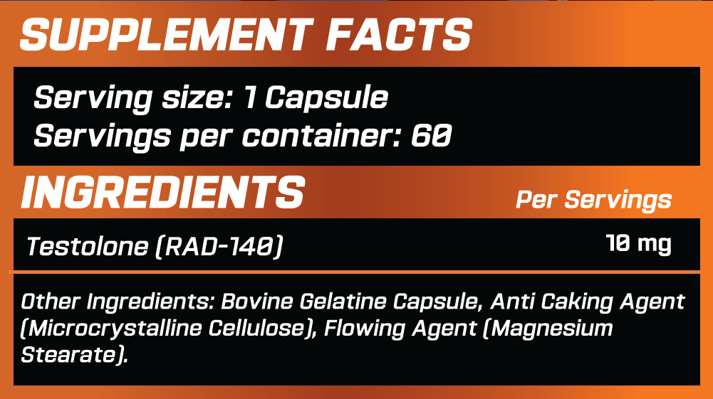 GRIMLABS RAD140 60 CAPSULES