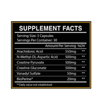 CENTURION LABZ WARPATH MAXIMIZER WORKOUT CREATINE COMPLEX (DAA ASPARTIC ACID + VANADYL SULFATE) 90 KAPSÜL