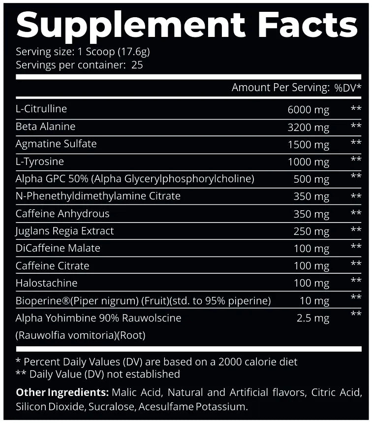 Dark Labs Crack BARBARIAN Preworkout
