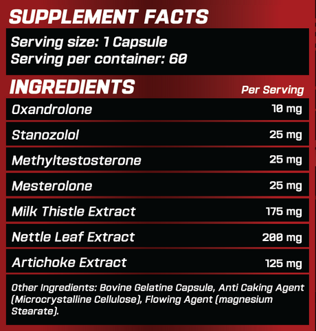 GRIMLABS UNDEAD POWERFUL SHRED STACK 60 CAPSULES