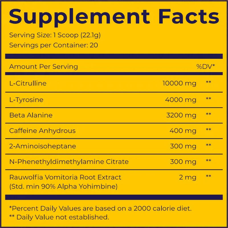 Dark Labs MANIACO PREWORKOUT - 40 SERVİS