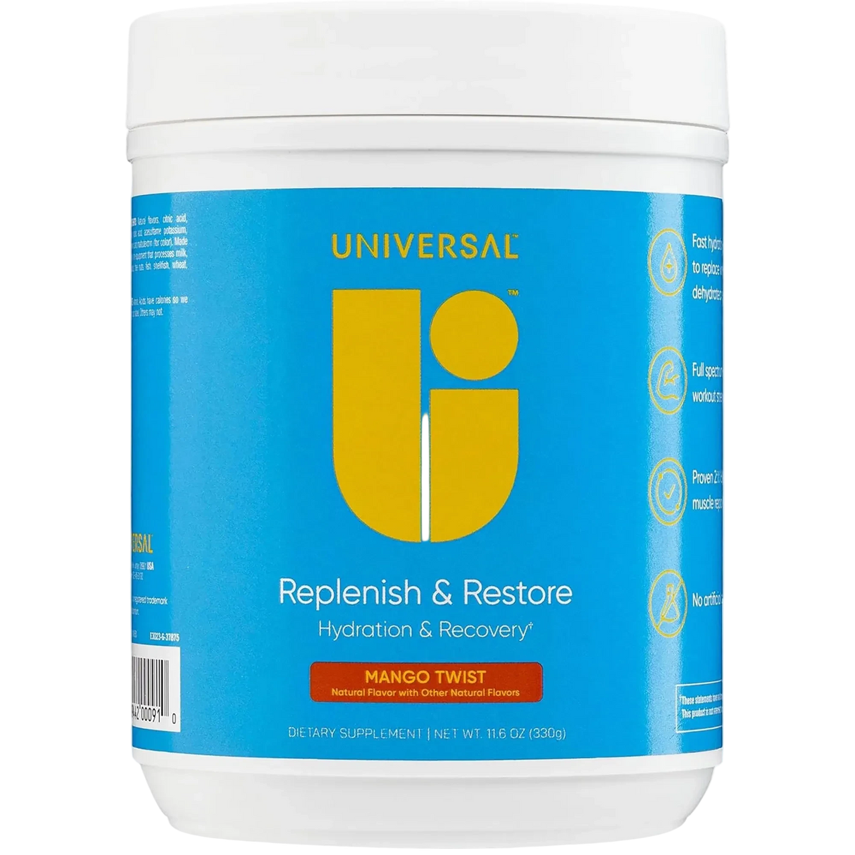 UnIversal ReplenIsh & Restore AmIno Electrolytes & HydratIon LysIne, GlutamIne, Tryptophan 330 g