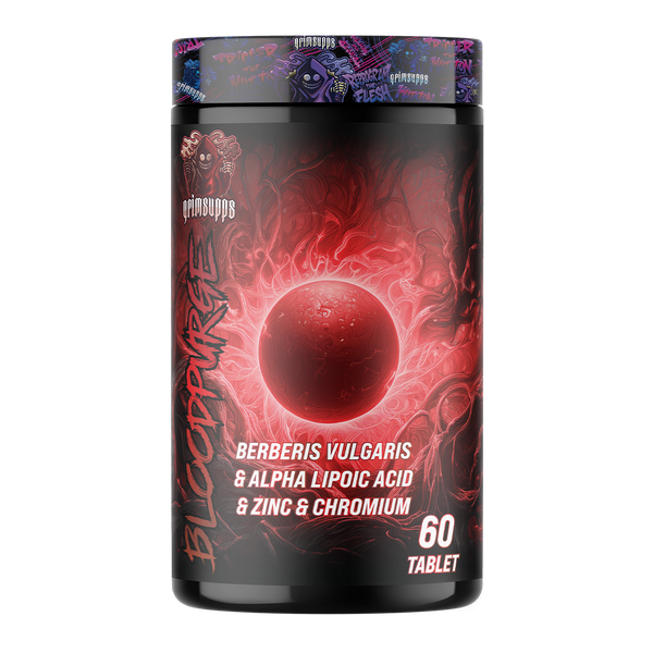 GRIMSUPPS BLOODPURE - BERBERIN BERBERIS VULGARIS & ALPHA LIPOIC ACID & ZINC & CHROMIUM 60 TABLETS