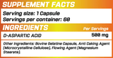 GRIMLABS D-ASPARTIC ACID 60 CAPSULES