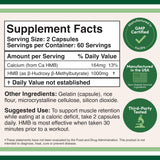 DOUBLE WOOD HMB 1000mg 120 Capsules
