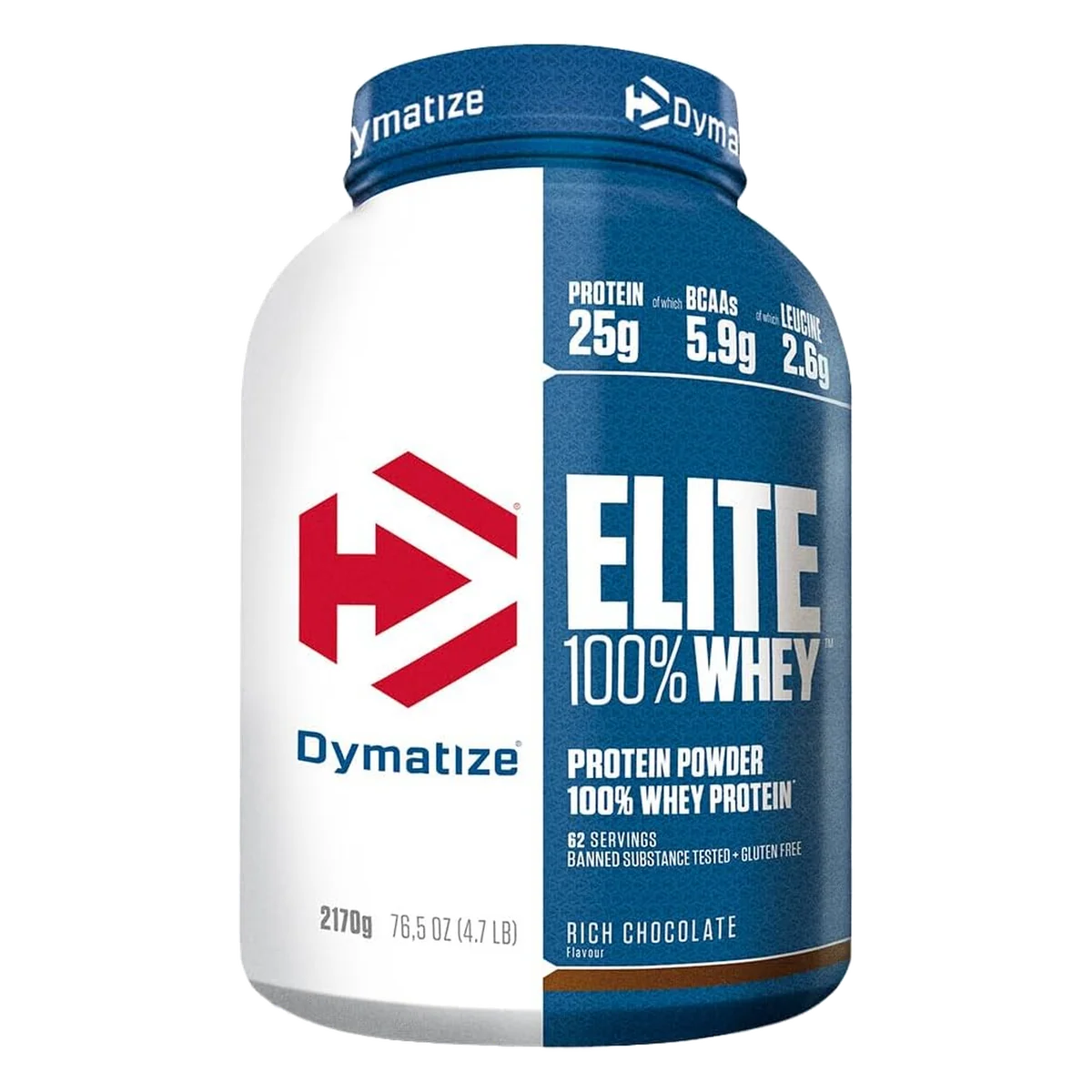 DYMATIZE ELITE WHEY 2170g RICH CHOCOLATE 62 SERV