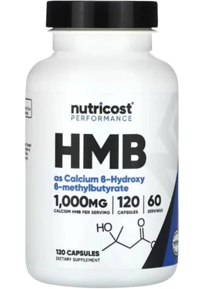 NUTRICOST HMB B-HYDROXY-B-METHYLBUTYRATE, 1000 MG 120 CAPSULES