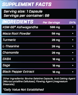 GRIMLABS ASHWAGANDHA 500MG 60 CAPSULES