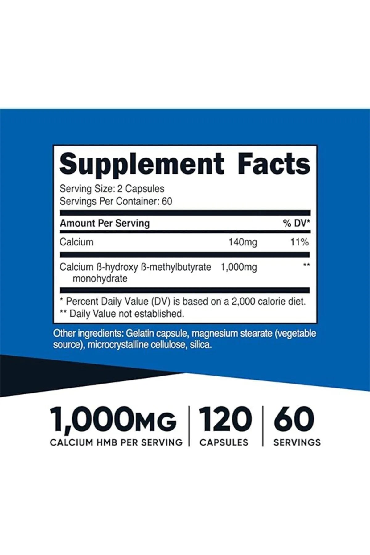 NUTRICOST HMB 1000mg 120 Servings