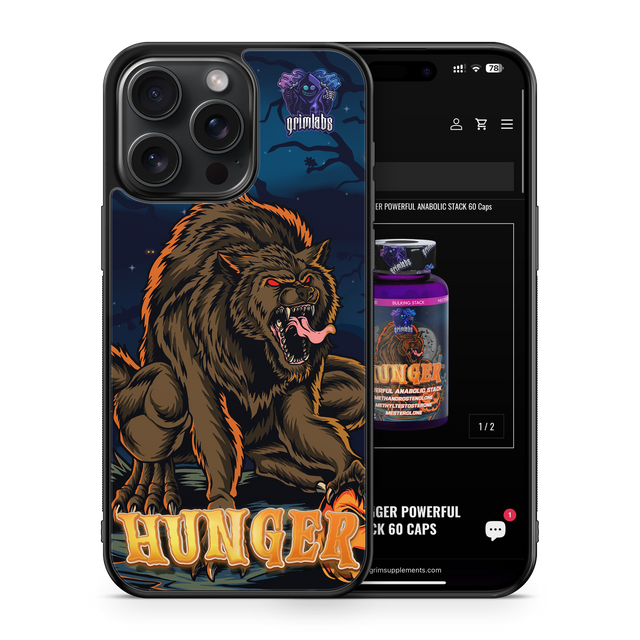 HUNGER DESIGN IPHONE 16 PARLAK TELEFON KILIFI