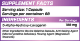 GRIMLABS LAXOGENIN 100MG 60 CAPSULES