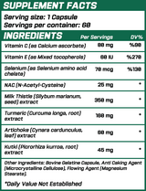 GRIMLABS KARACİĞER DETOKSU- LIVER DTOX (KARACİĞER KORUYUCU) 60 CAPSULES