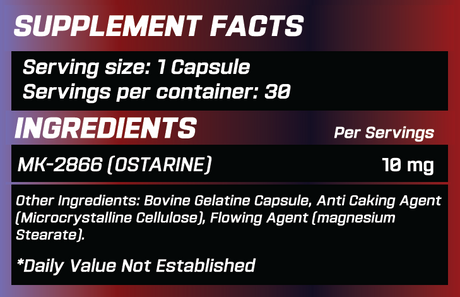 GRIMLABS WRATHFUL MK-2866 (OSTARINE) 30 CAPSULES