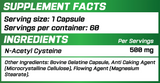 GRIMLABS NAC (N-ACETYL CYSTEINE) KARACİĞER KORUYUCU 500MG 60 CAPSULES