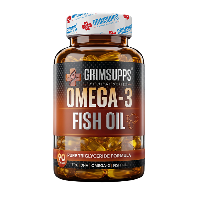 GRIMSUPPS OMEGA-3 FISH OIL 90 SOFTGEL