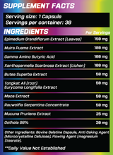 GRIMLABS PORNSTAR EXTREME SEXUAL ENHANCER 30 CAPSULES