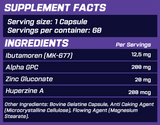 GRIMLABS RUTHLESS MK-677 12.5 MG 60 CAPSULES