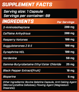 GRIMLABS SHREDDER THERMOGENIC FAT BURNER 60 CAPSULES