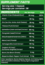 GRIMLABS SINISTER TESTO BOOSTER 30 CAPSULES