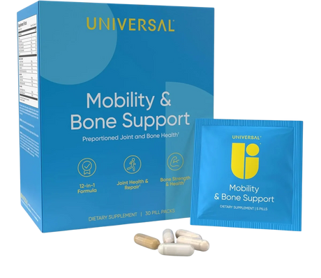 UNIVERSAL MOBILITY & BONE SUPPORT Cartılage Multıvıtamın Collagen Turmerıc Glucosamıne Chondroıtın MSM Flex 30 Packs