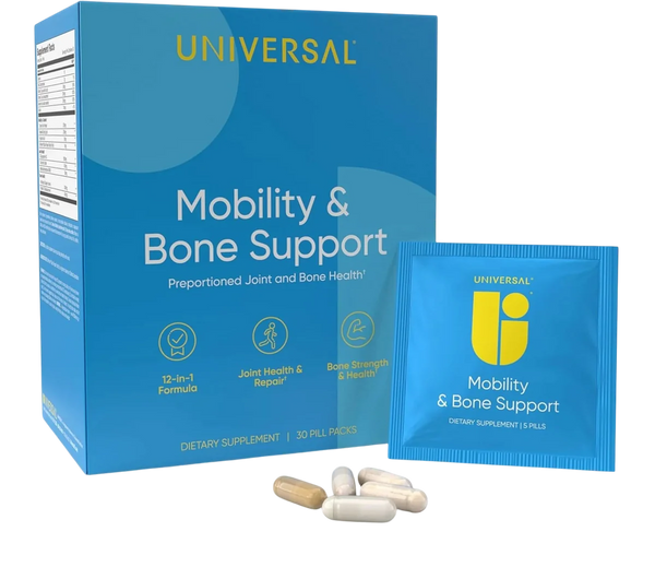 UNIVERSAL MOBILITY & BONE SUPPORT Cartılage Multıvıtamın Collagen Turmerıc Glucosamıne Chondroıtın MSM Flex 30 Packs
