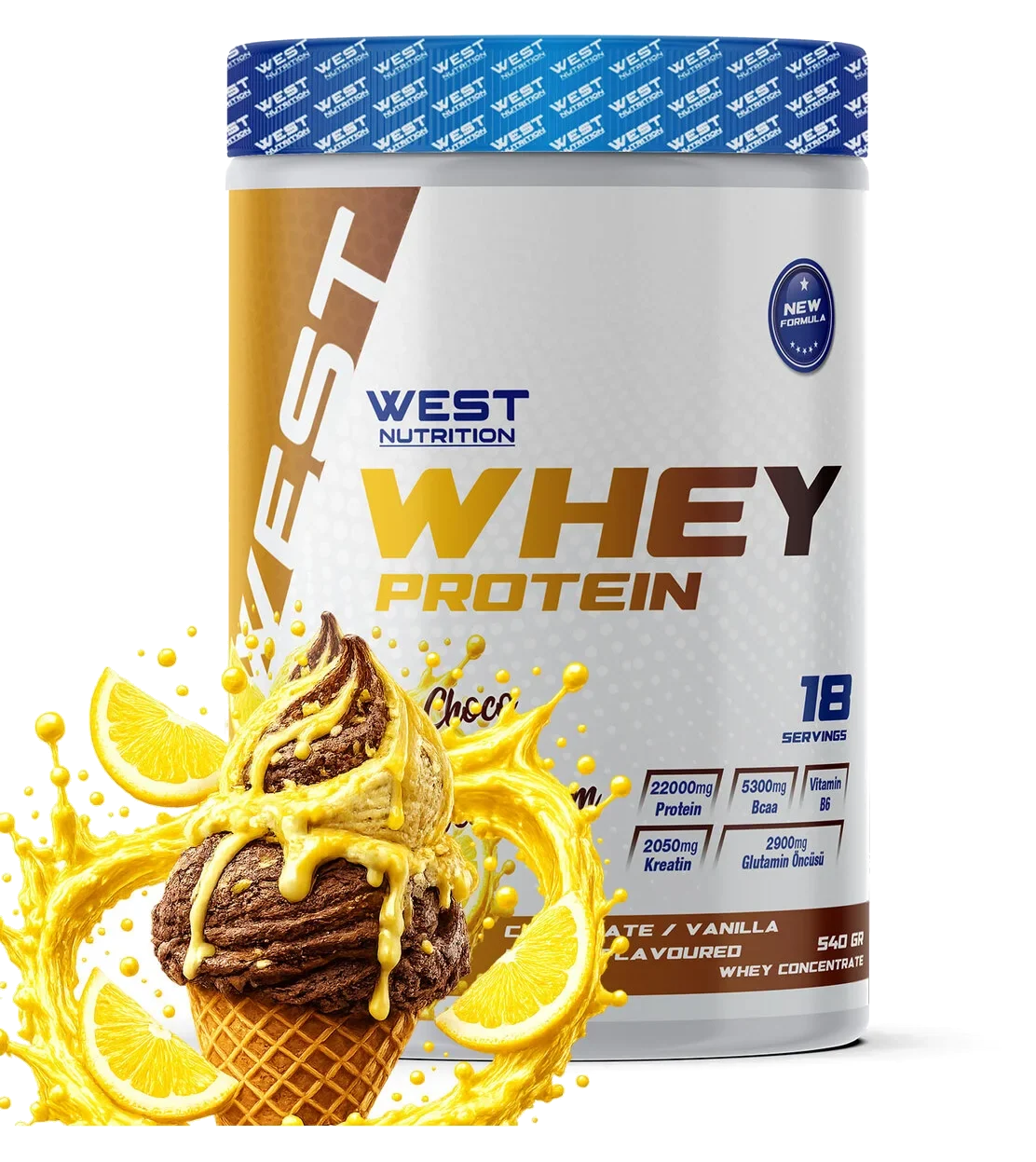 WEST NUTRITION WHEY PROTEIN 540GR